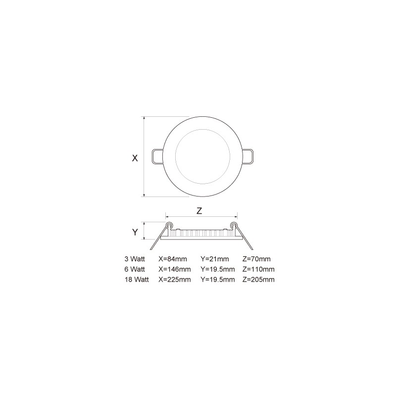 12V DC Recessed Ceiling Panel Light, 12V DC Recessed Downlighting